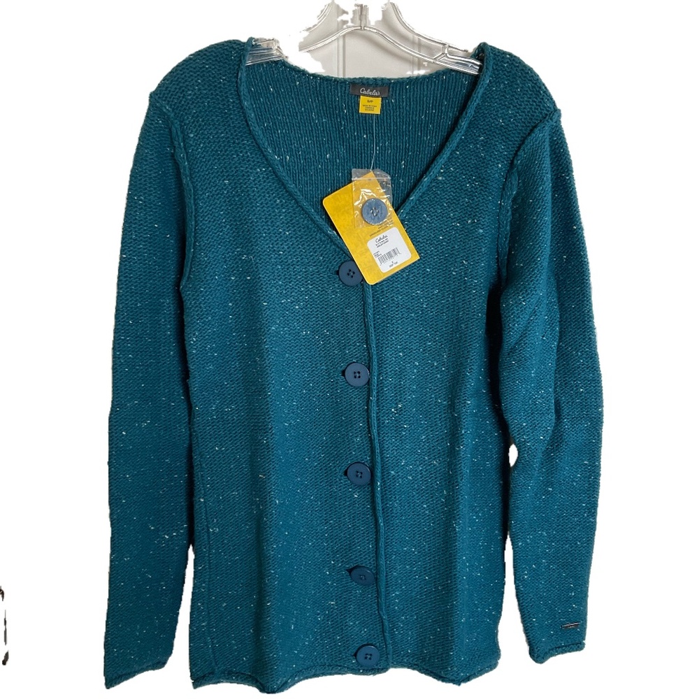 Cabelas Chunky Knit Casual Comfort Coastal Grandmother Oversize Sweater NWT sz S